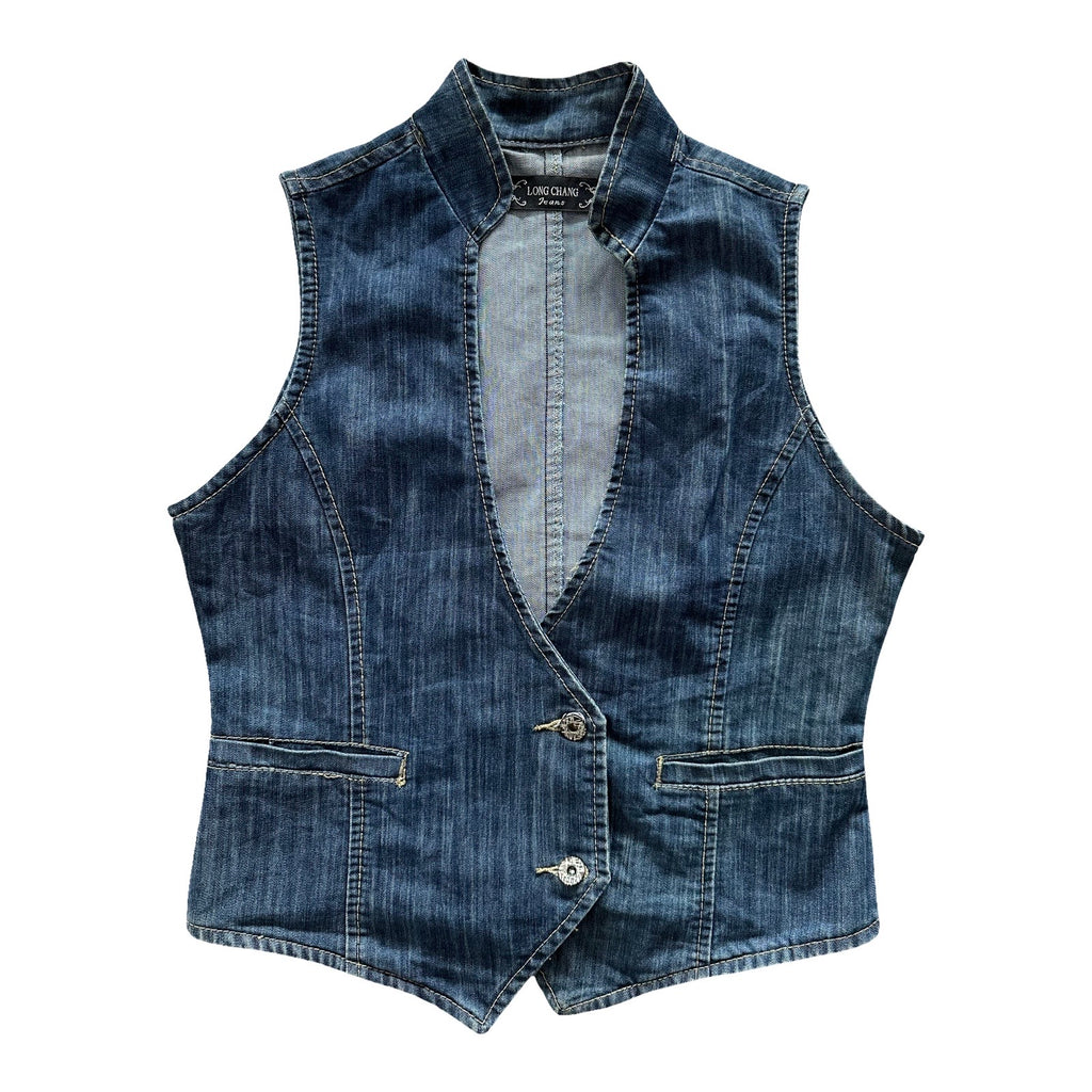 Long Chang Small Denim Vest