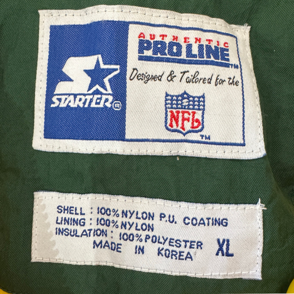 Starter Green Bay Packers Puffer XL Jacket