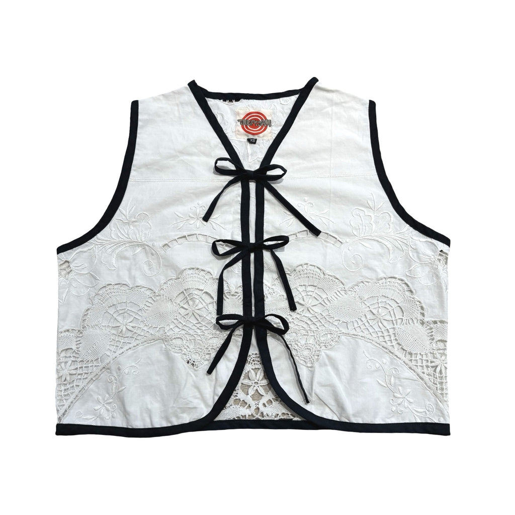 B&W XS Linen Tie Top Rework