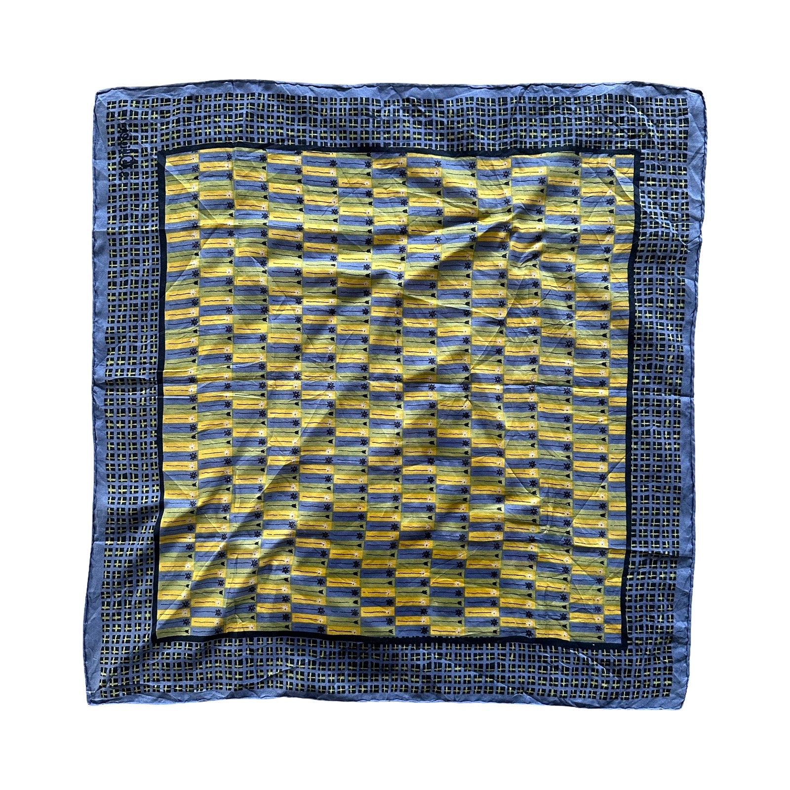 Blue & Yellow Bandana