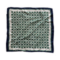Navy & Green Geometric Bandana