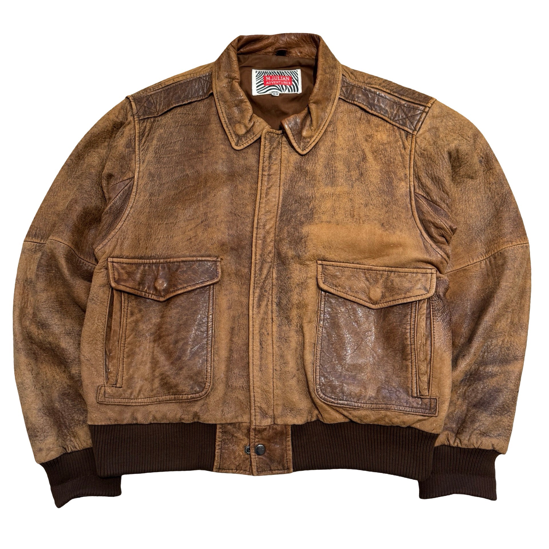 M. Julian Adventures Large Leather Jacket