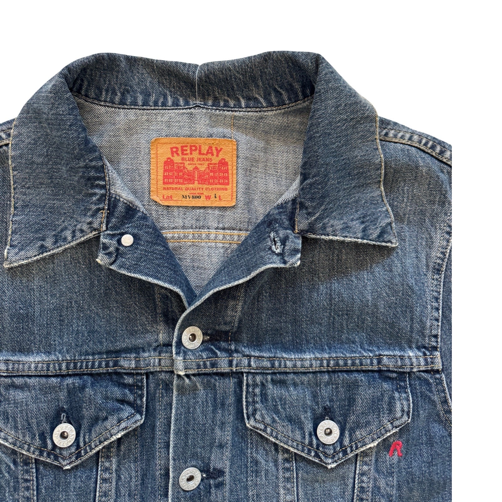 Replay Blue Jeans Medium Denim Jacket