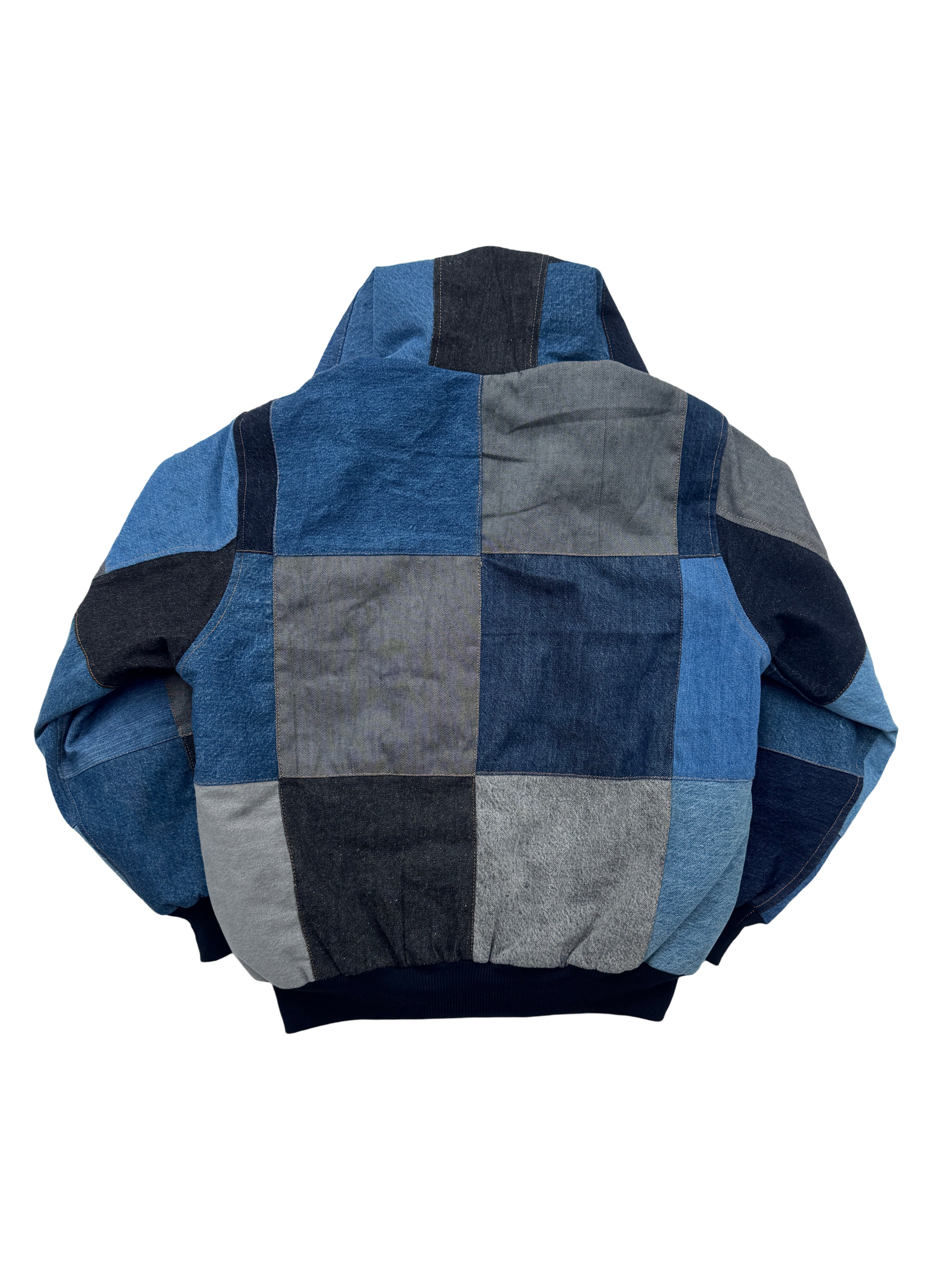 "THE JOAT” Denim Reworked Patchwork Coat