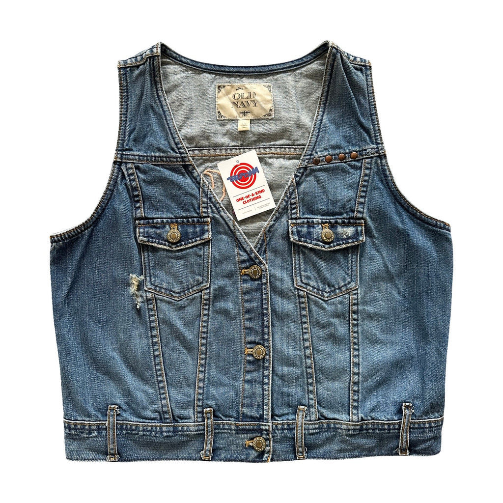 Old Navy Large Denim Vest