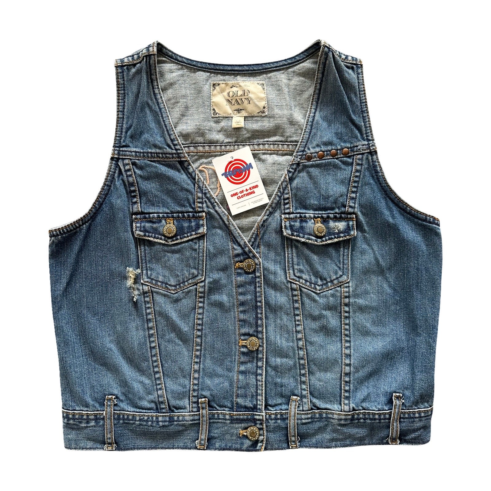 Old Navy Large Denim Vest