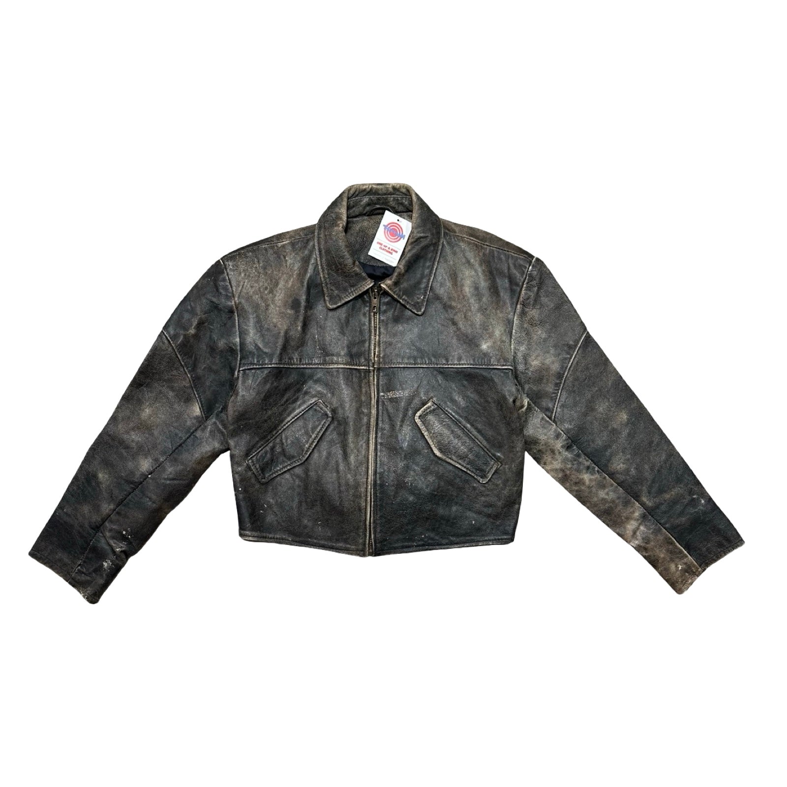 Vera Pelle Small Leather Fringe Jacket