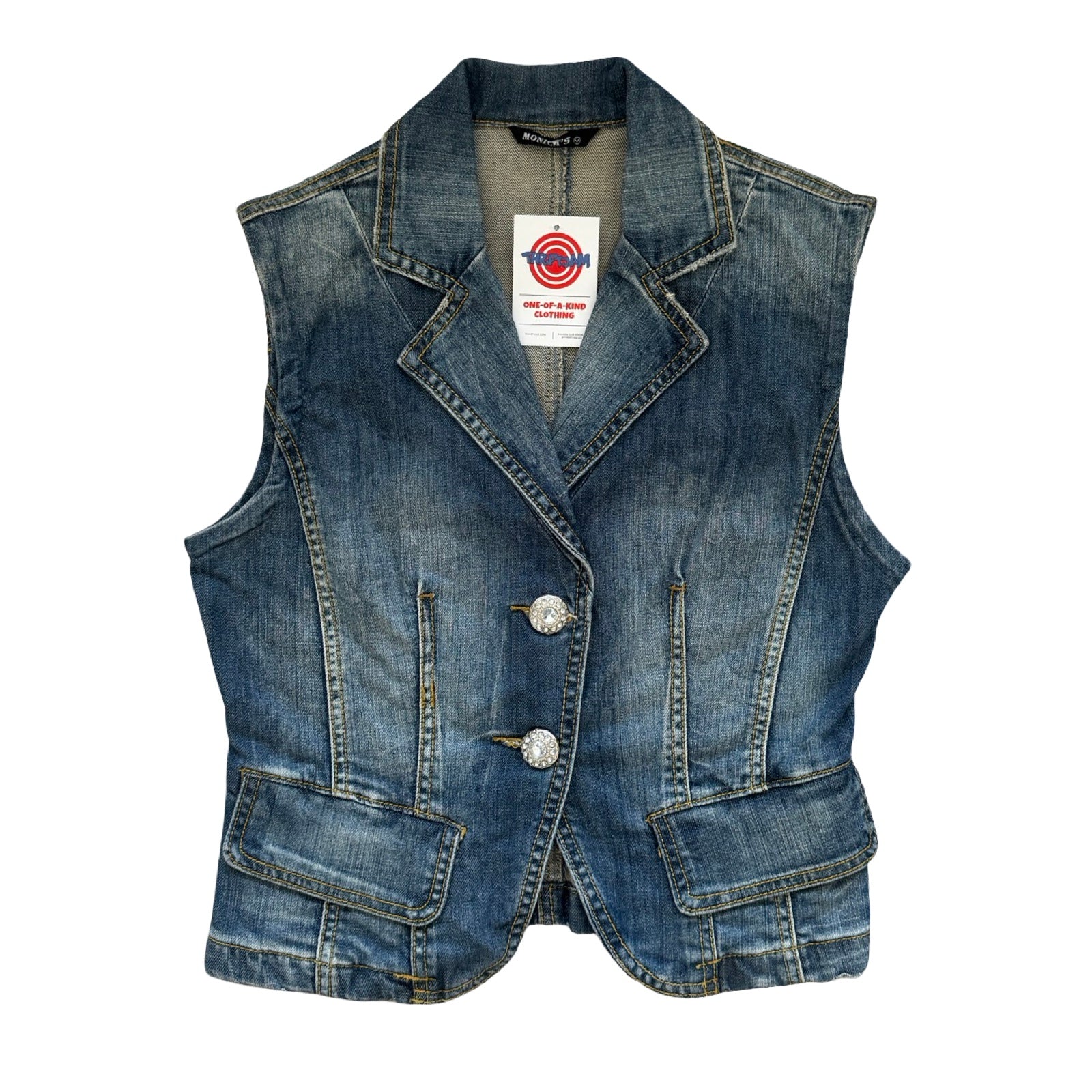 Monica's Medium Denim Vest