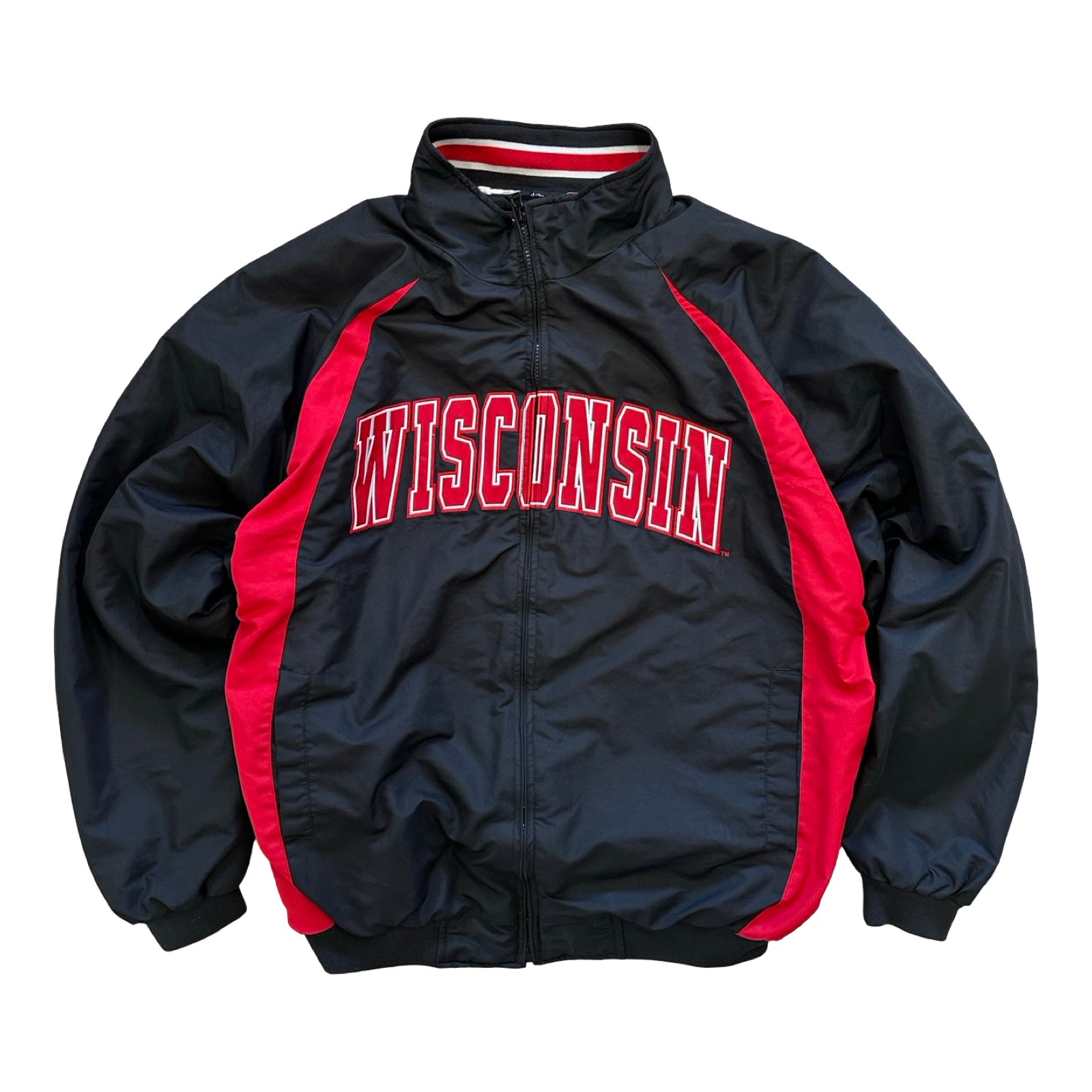 University of Wisconsin Large Fleece-Lined Windbreaker