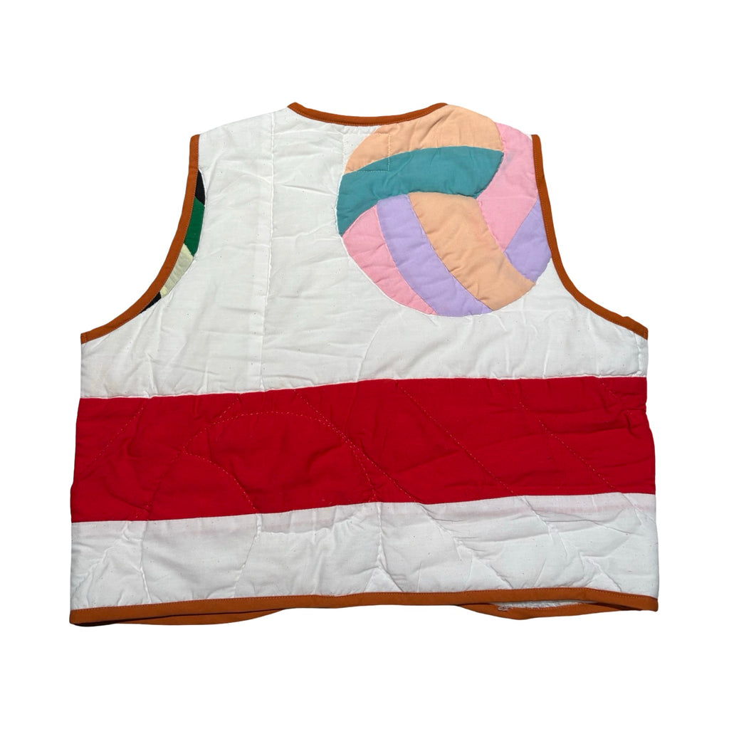 Volleyball Quilted Vest Reworks
