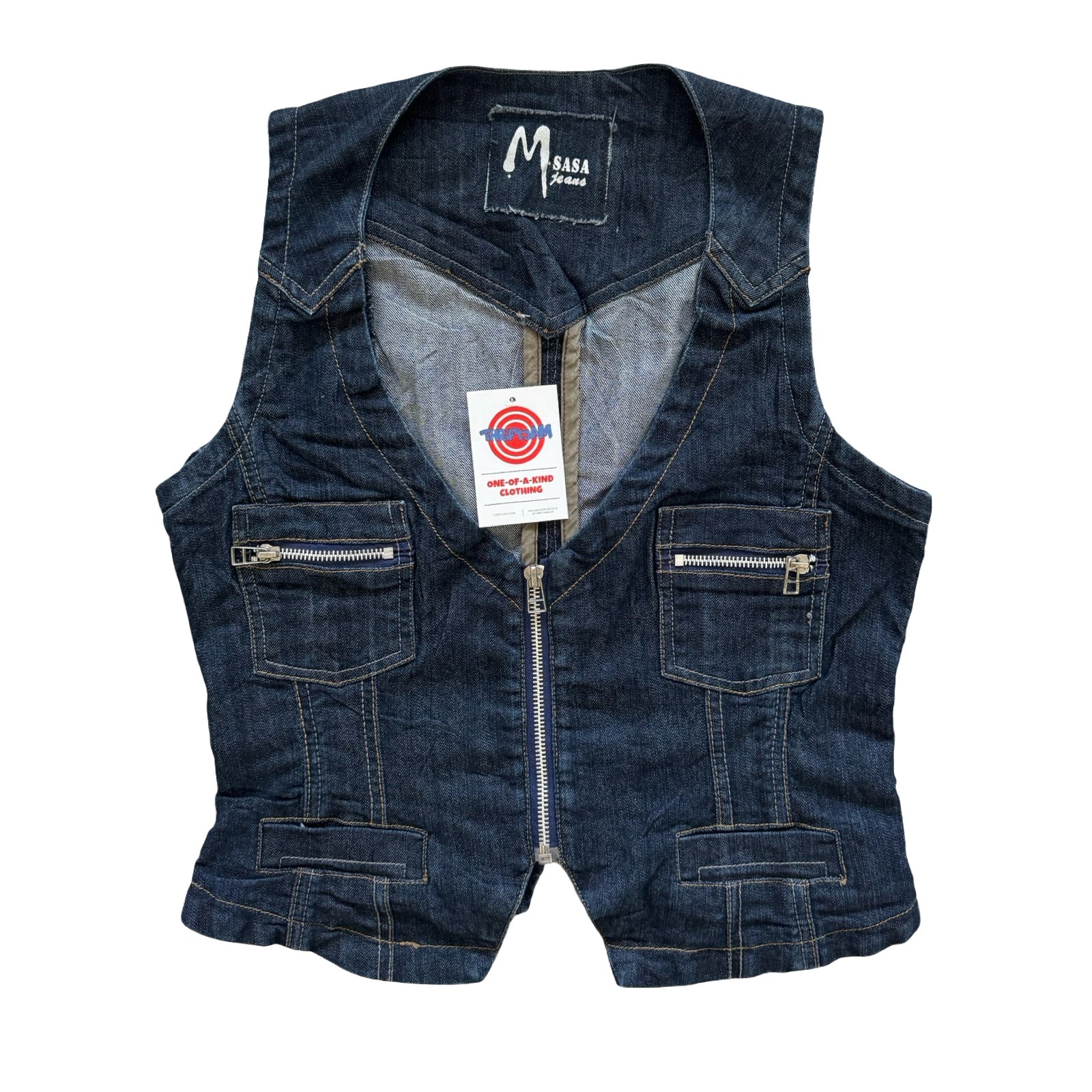 Miss Sasa Medium Denim Vest