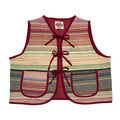 70's Stripes Quilted Vest Reworks