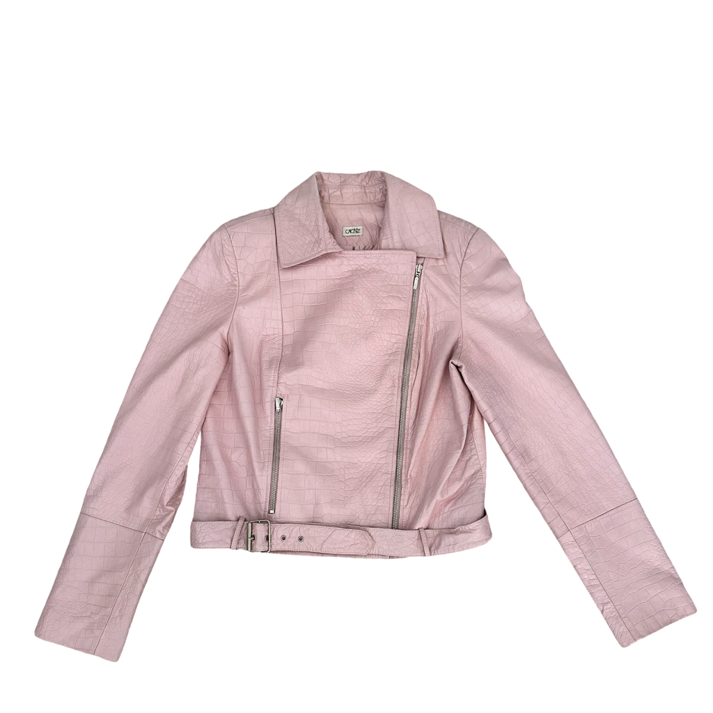 Cache Small Leather Jacket