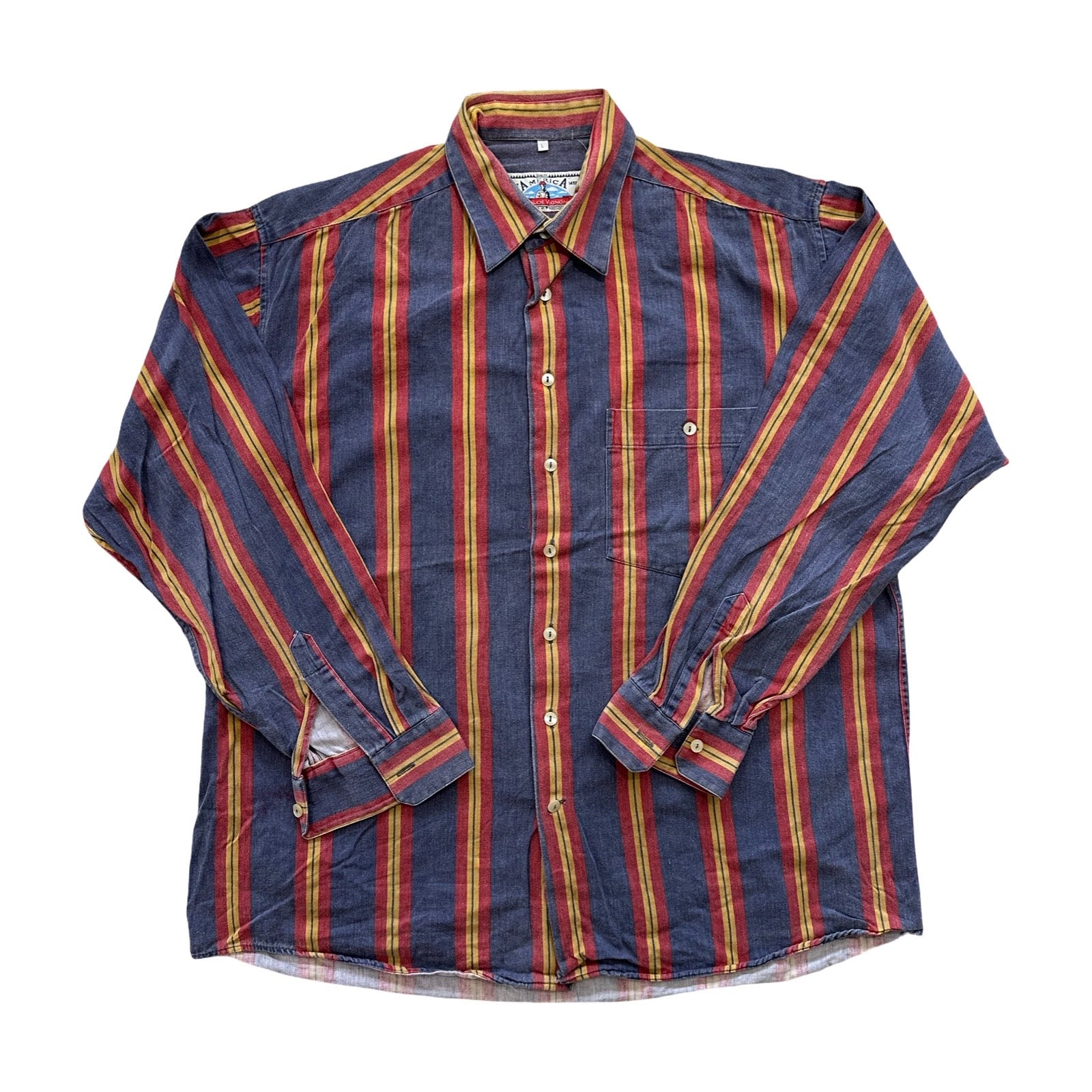 Striped Claude Vignon Western Shirt