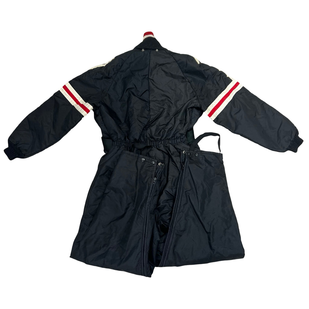 Vintage Medium Black Red & White Snow Suit