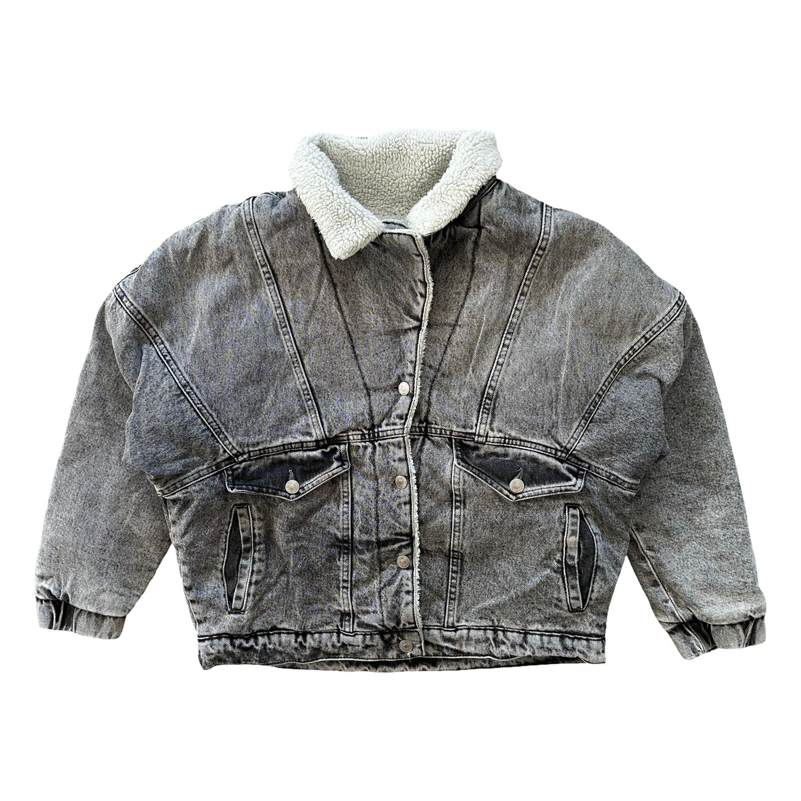 Unbranded Small Fleece Lined Denim Jacket