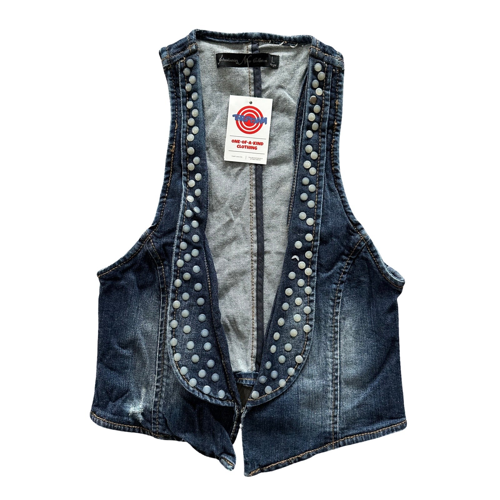 Stradiuarius Large Denim Vest