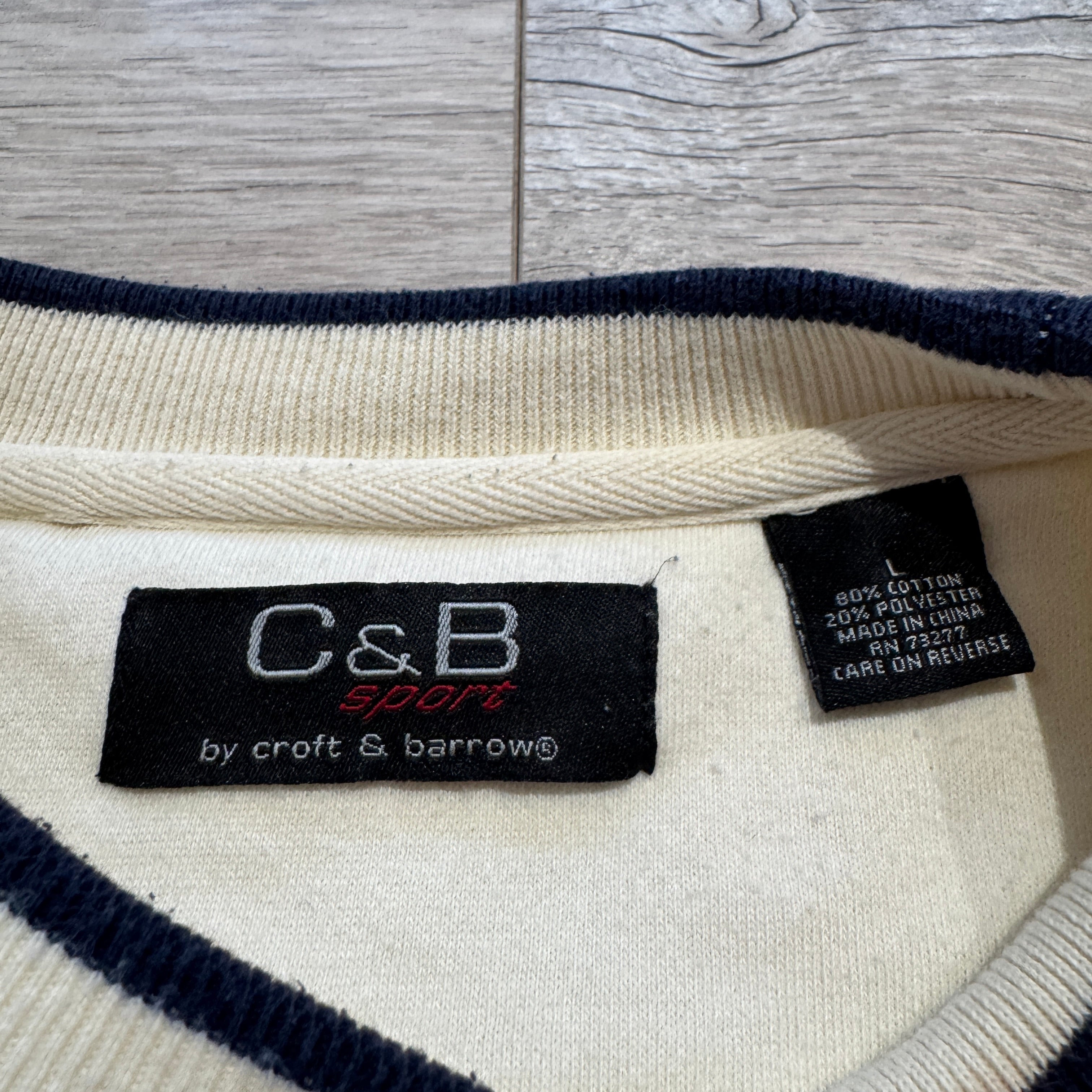Argyle & Golf Large Crewneck