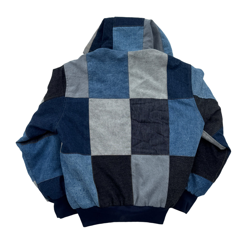 "THE JOAT” Denim Reworked Patchwork Coat