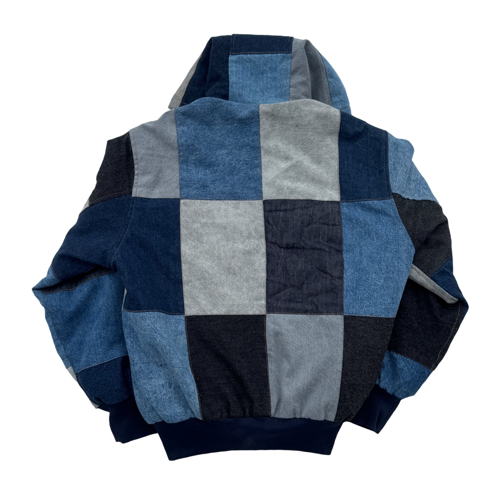 "THE JOAT” Denim Reworked Patchwork Coat