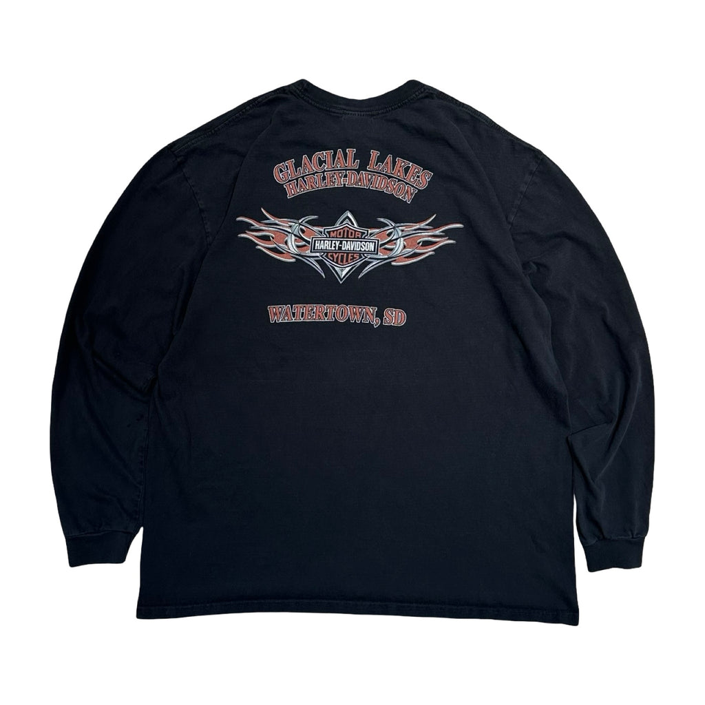 Glacial Lakes Harley-Davidson XL Long Sleeve T-Shirt