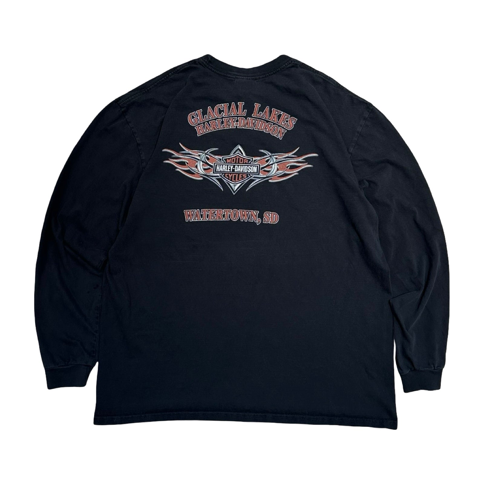 Glacial Lakes Harley-Davidson XL Long Sleeve T-Shirt