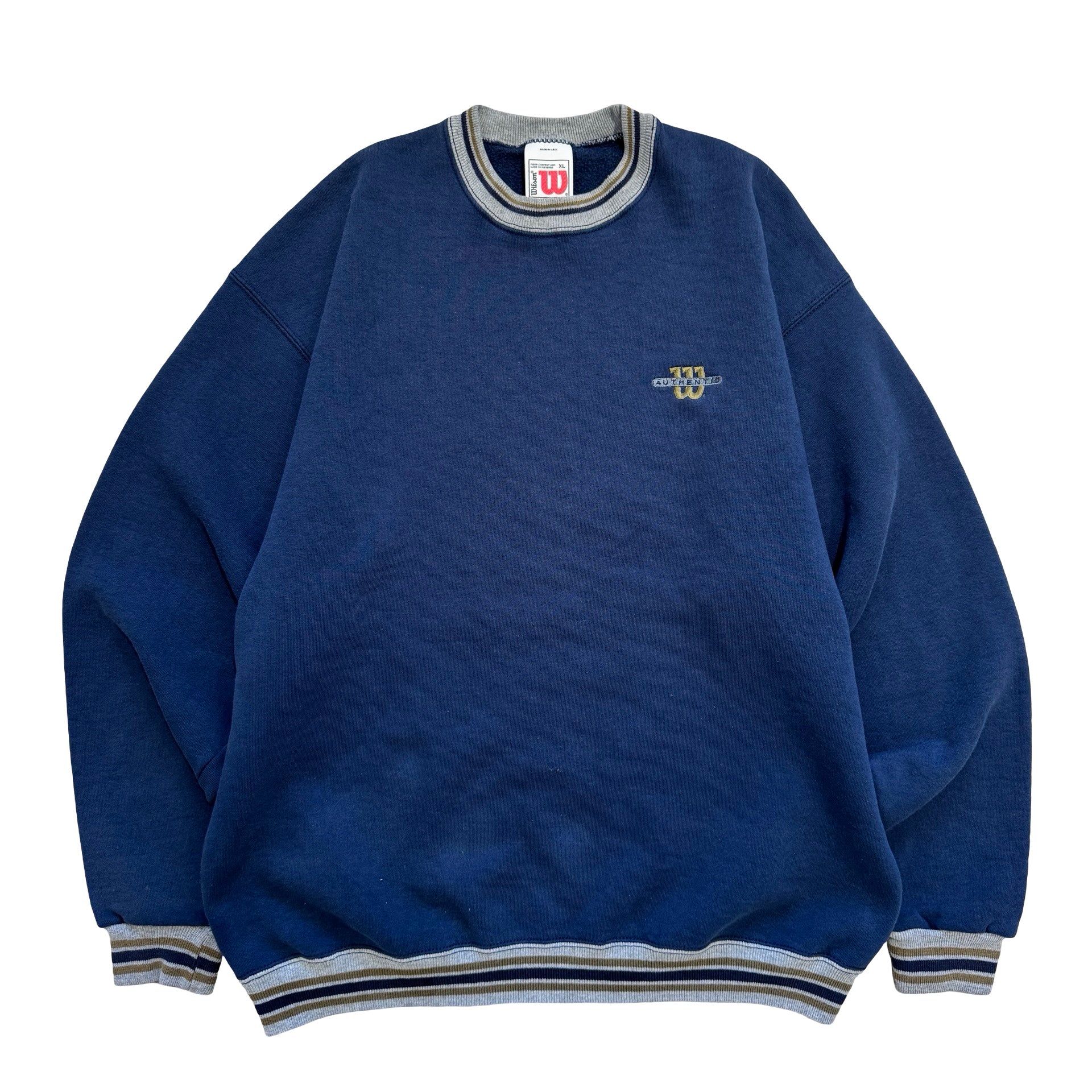 Wilson Striped XL Crewneck