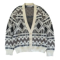 London Fog Geometric Knit Large Cardigan