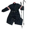 Vintage Medium Black Red & White Snow Suit