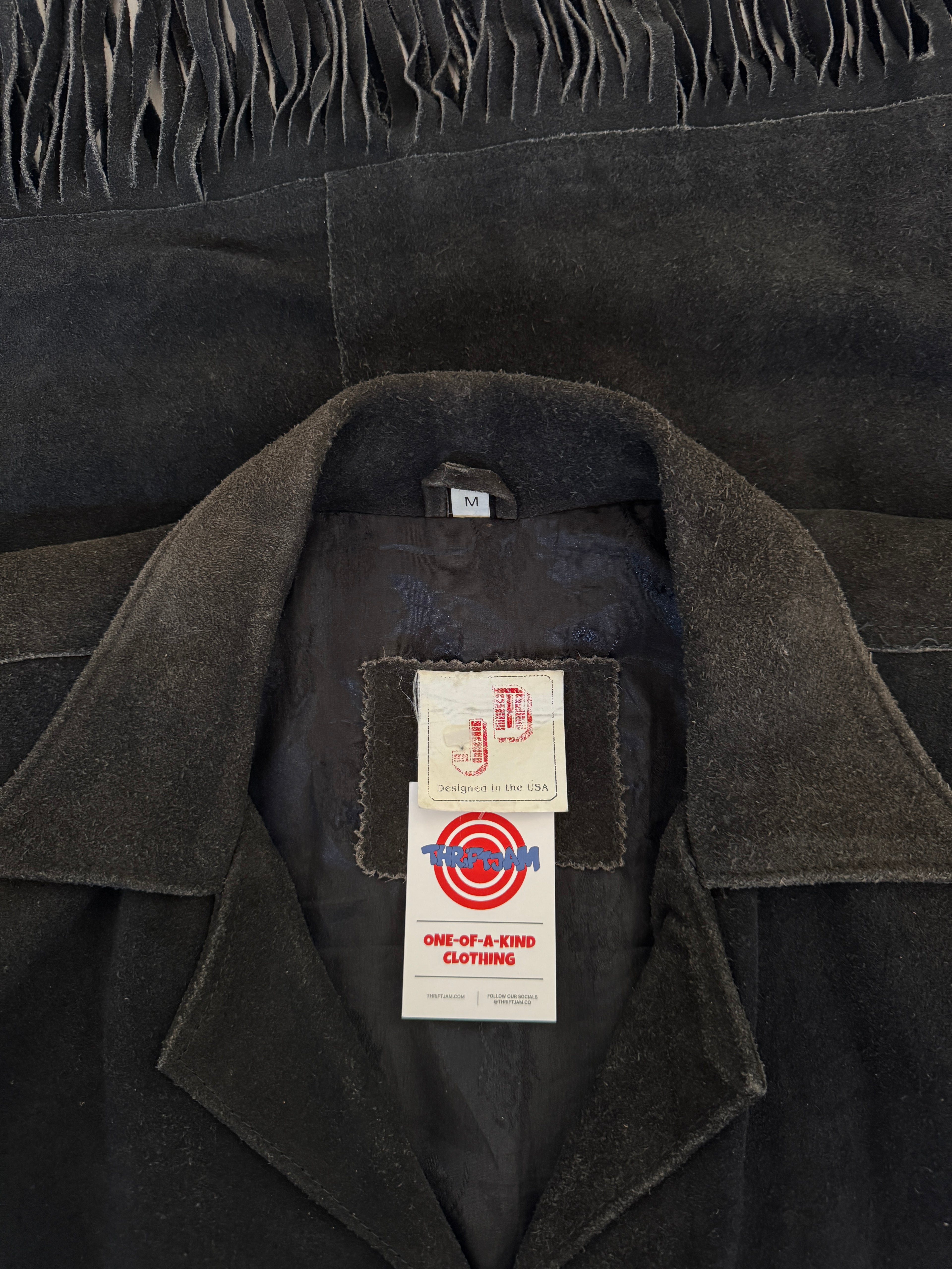 JD Medium Suede Fringe Jacket