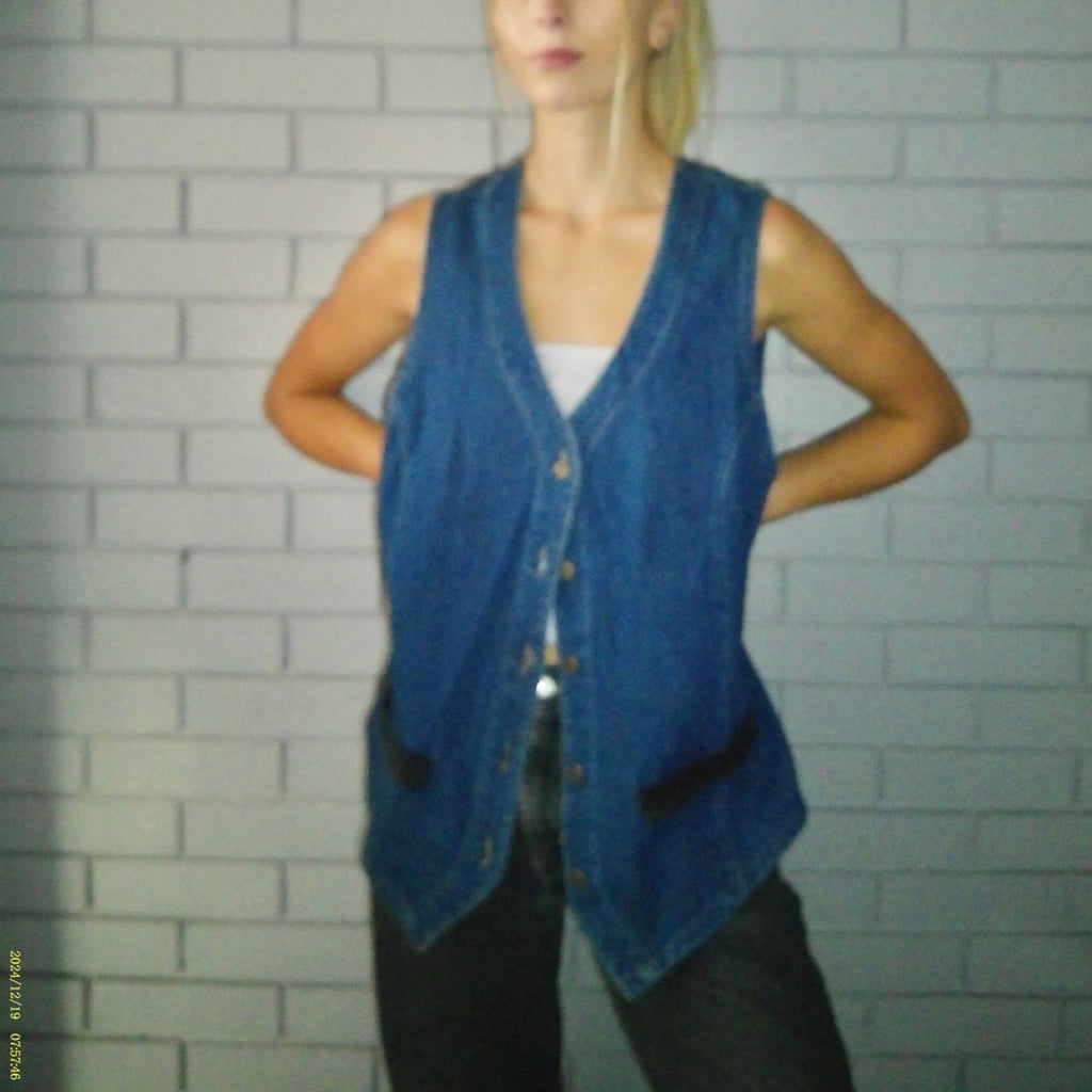 Stampede Medium Denim Vest