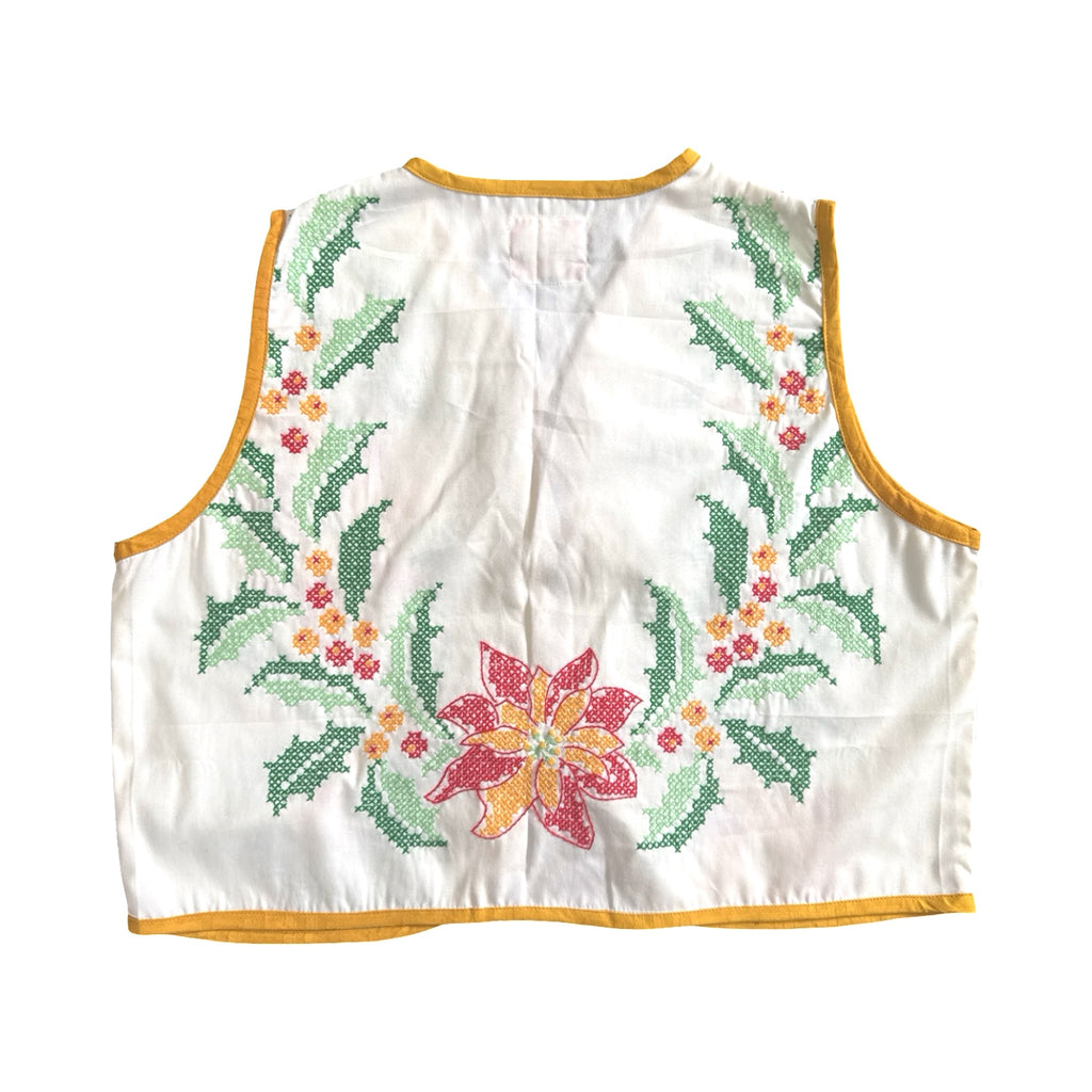 Desert Garden Medium Linen Tie Top Rework