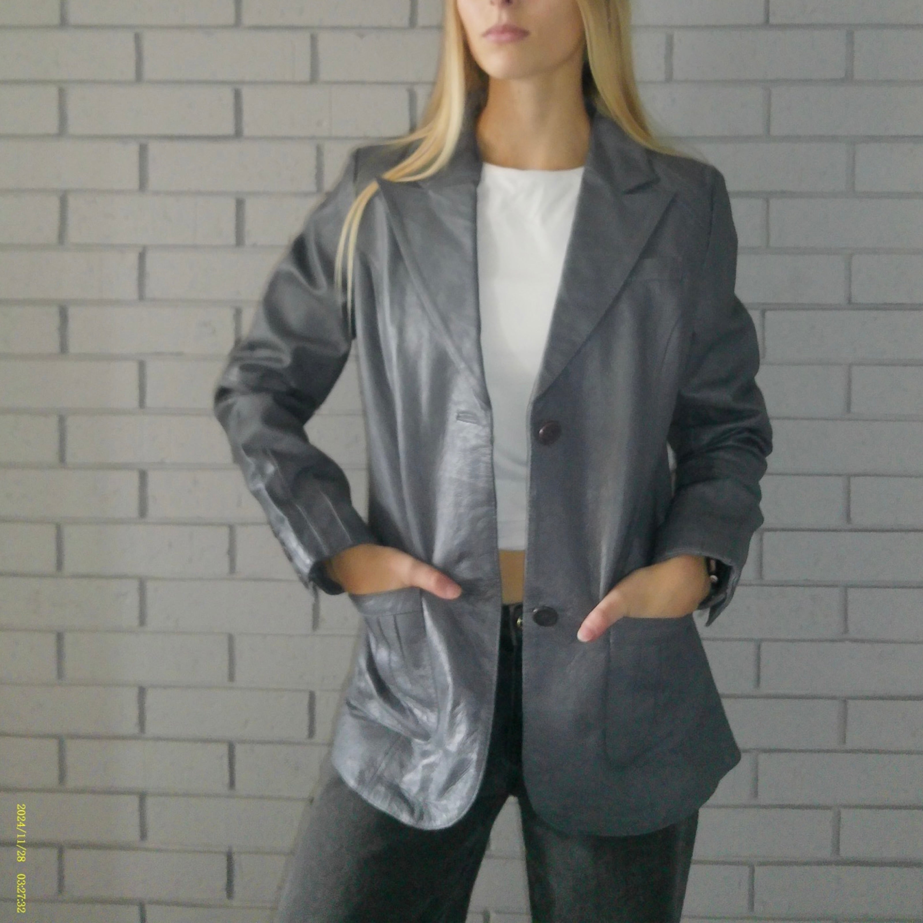MetroStyle Small Leather Jacket