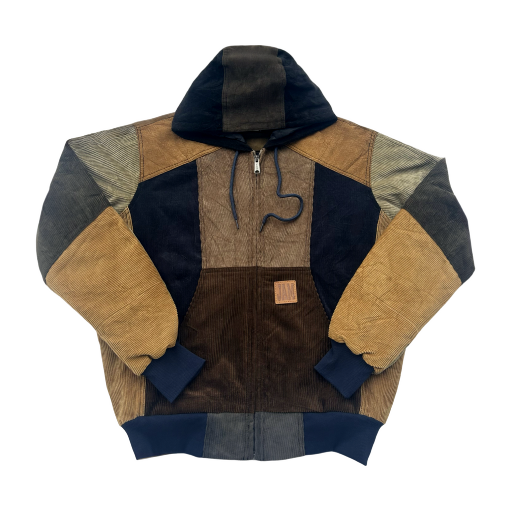 "THE CORD" Corduroy Reworked Patchwork Coat