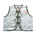 Pastel Florals XS Linen Tie Top Rework