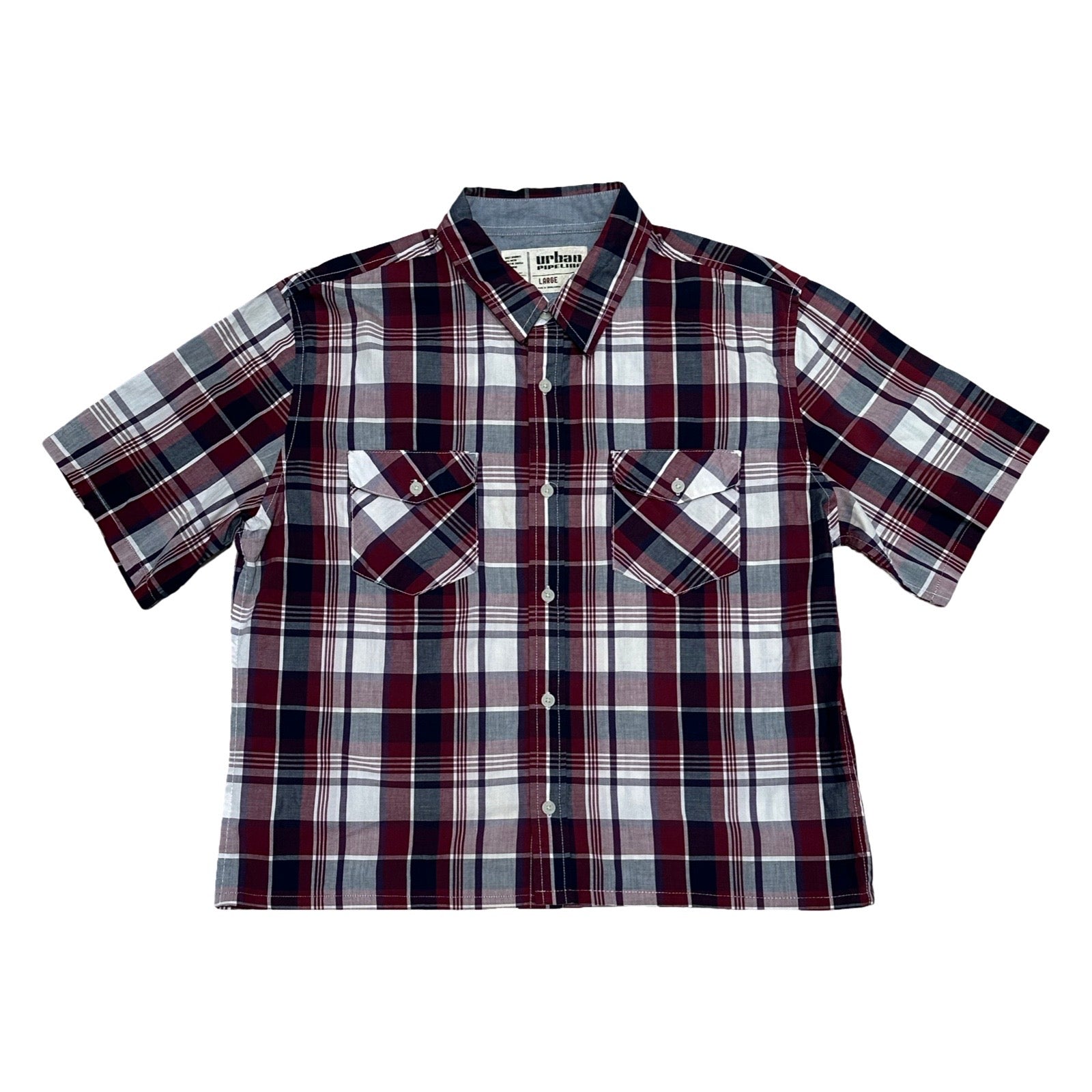 Boxy Waistline Cut Shirt - Warm Colorways
