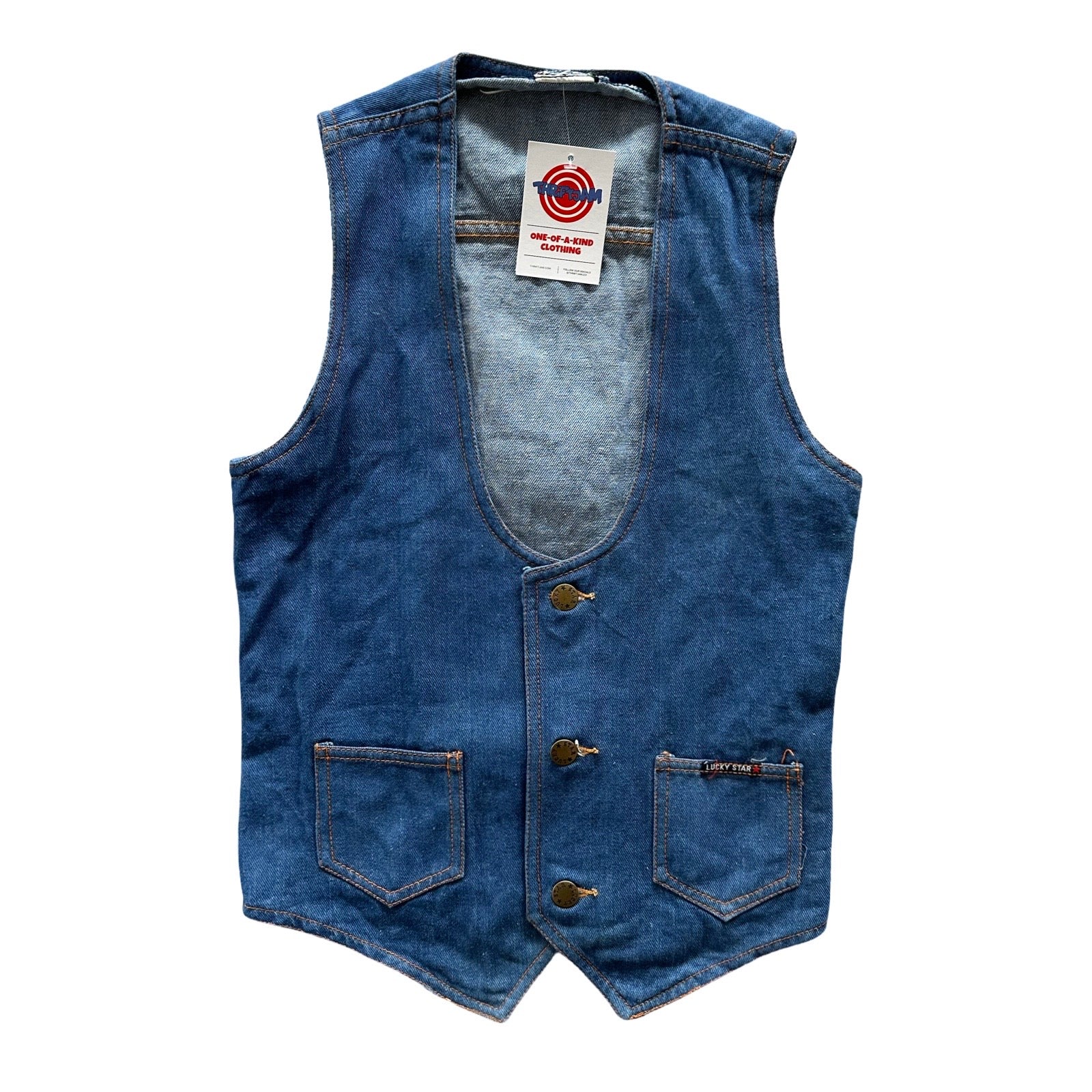 Lucky Star Medium Denim Vest