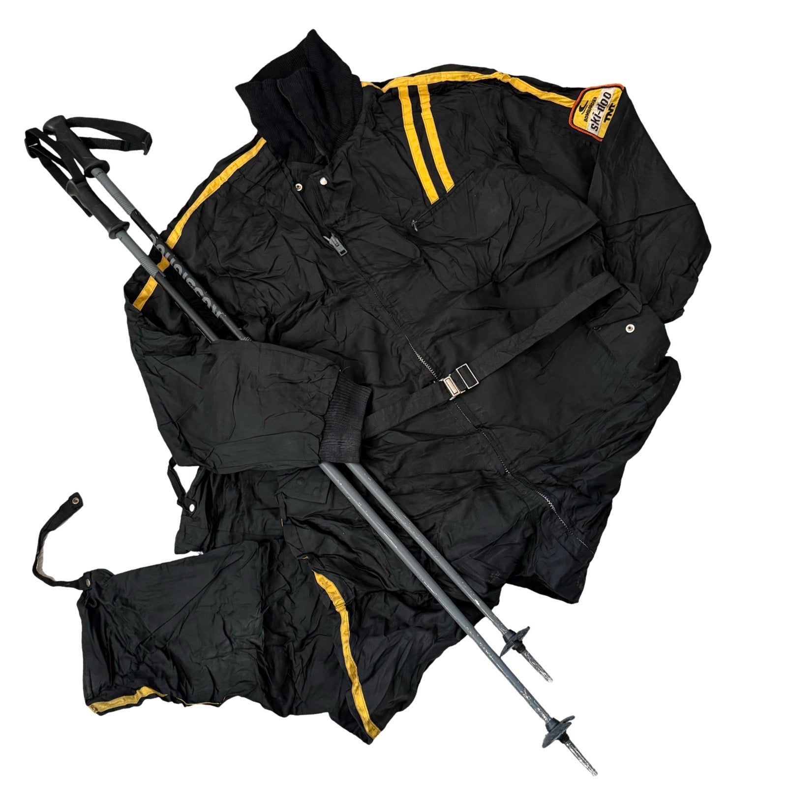 Ski Doo Sports Black n' Yellow Ski Snow Suit