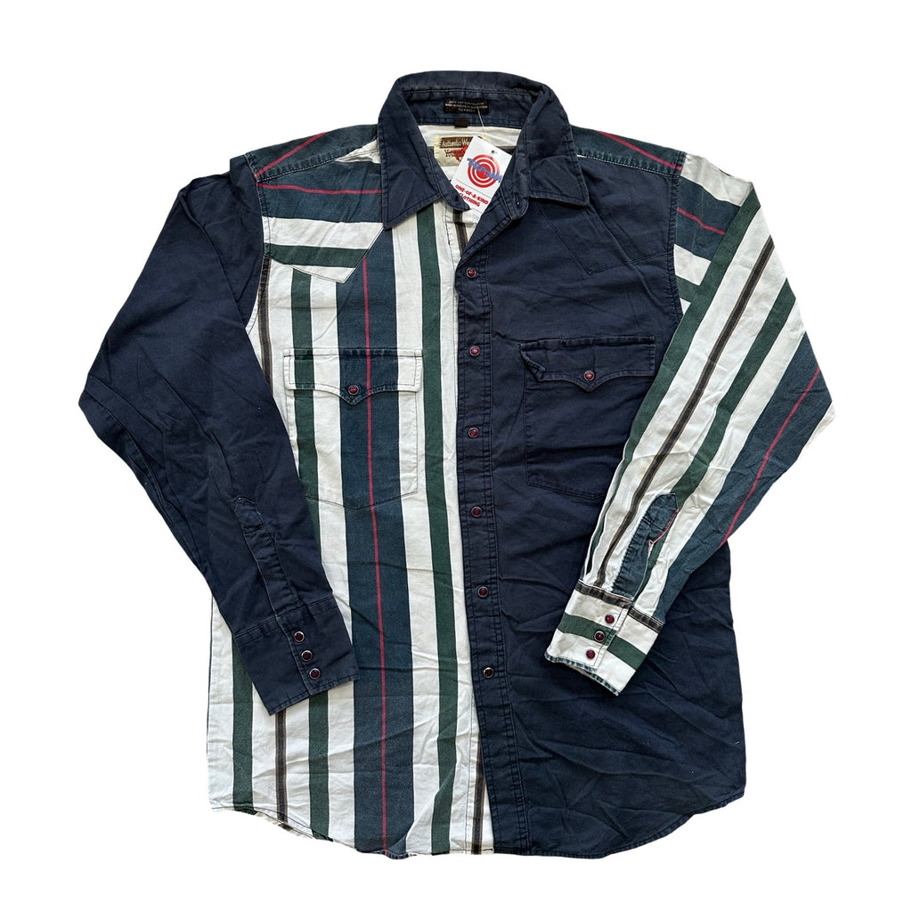 Striped Authentic Western Youngbloods Western Shirt