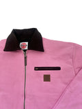 Pink Canvas Oversized Jacket