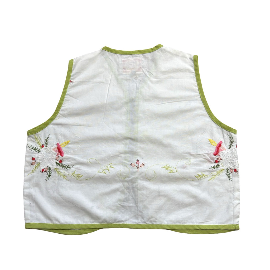 Spring Evergreens XS Linen Tie Top Rework