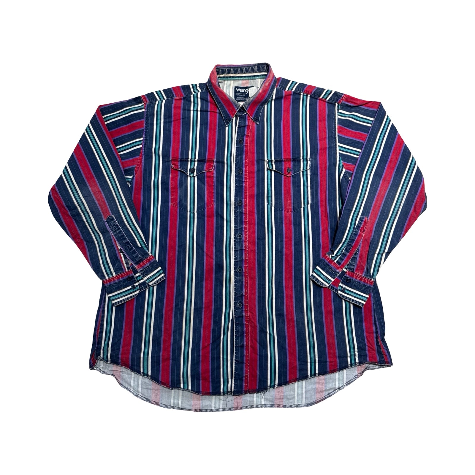 Striped Wrangler Western Shirt