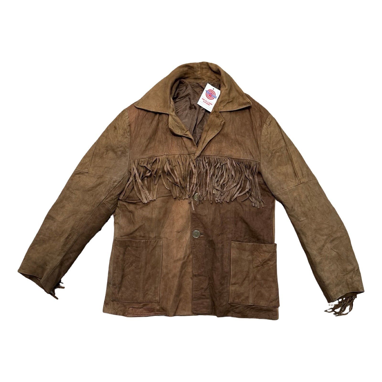 Brown Medium Suede Fringe Jacket