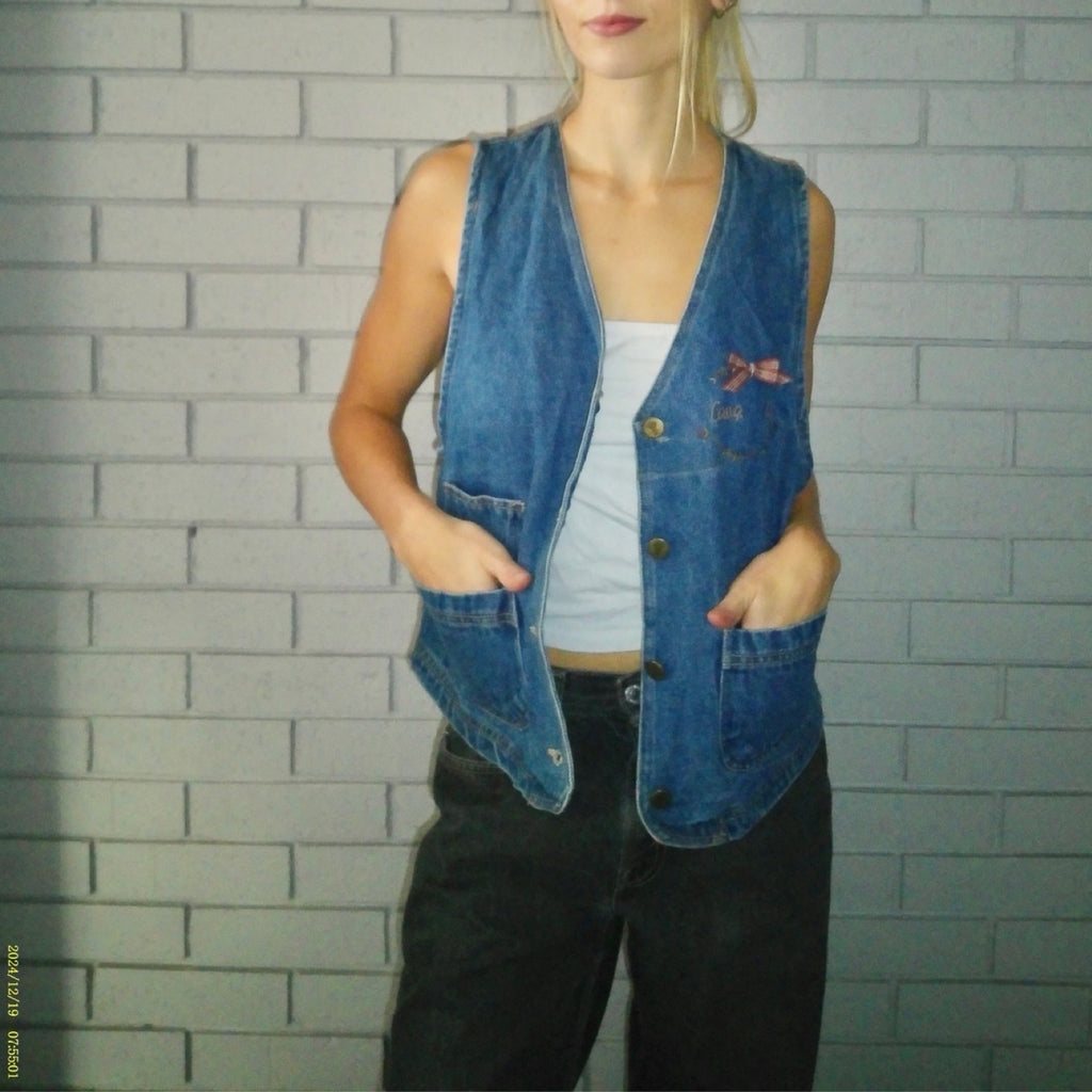 Cana Way Large Denim Vest