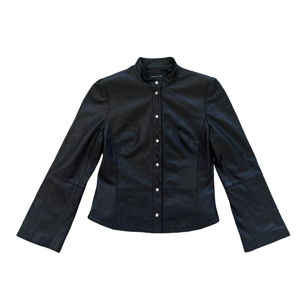 Jones New York Medium Leather Jacket