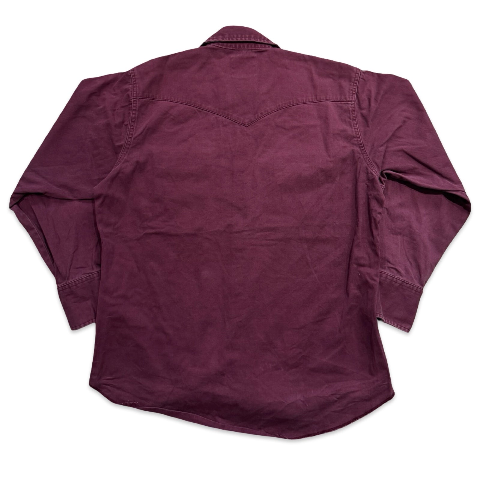 Maroon Wrangler Western Shirt