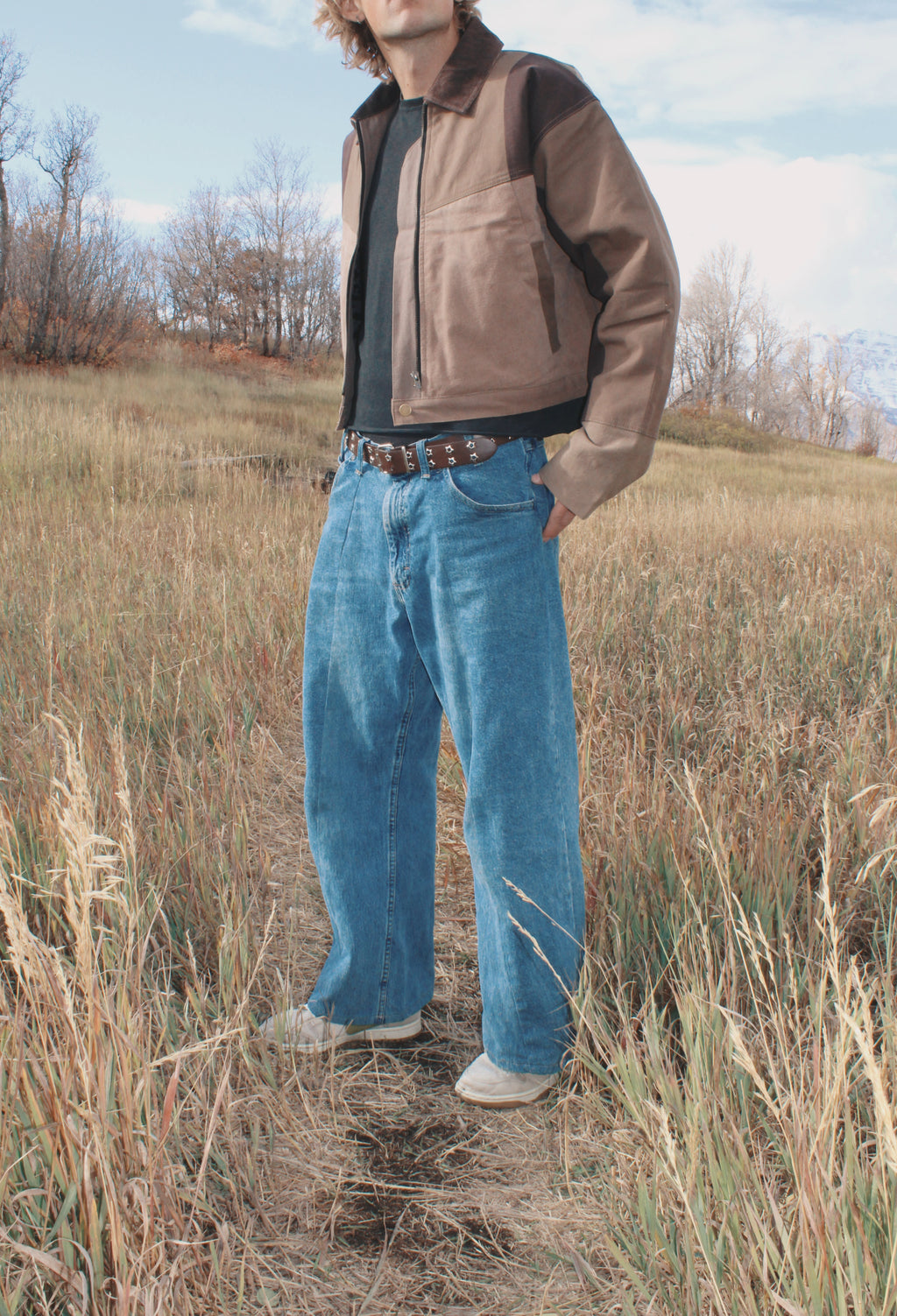 Split Seam Jeans - ThriftJam Reworked Denim Loose Leg Pants