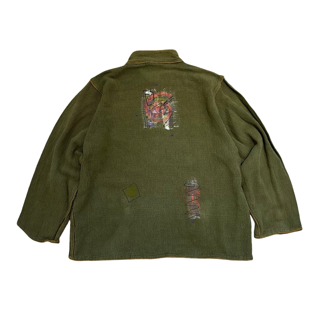 Hand-Painted XL Tribe Cardigan