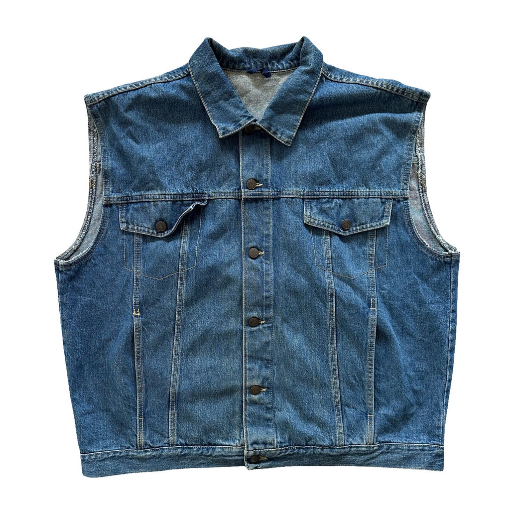 Boxy Cut 2XL Denim Vest