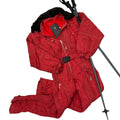Belfe & Belfe Powder Red Floral Liner Ski Snow Suit